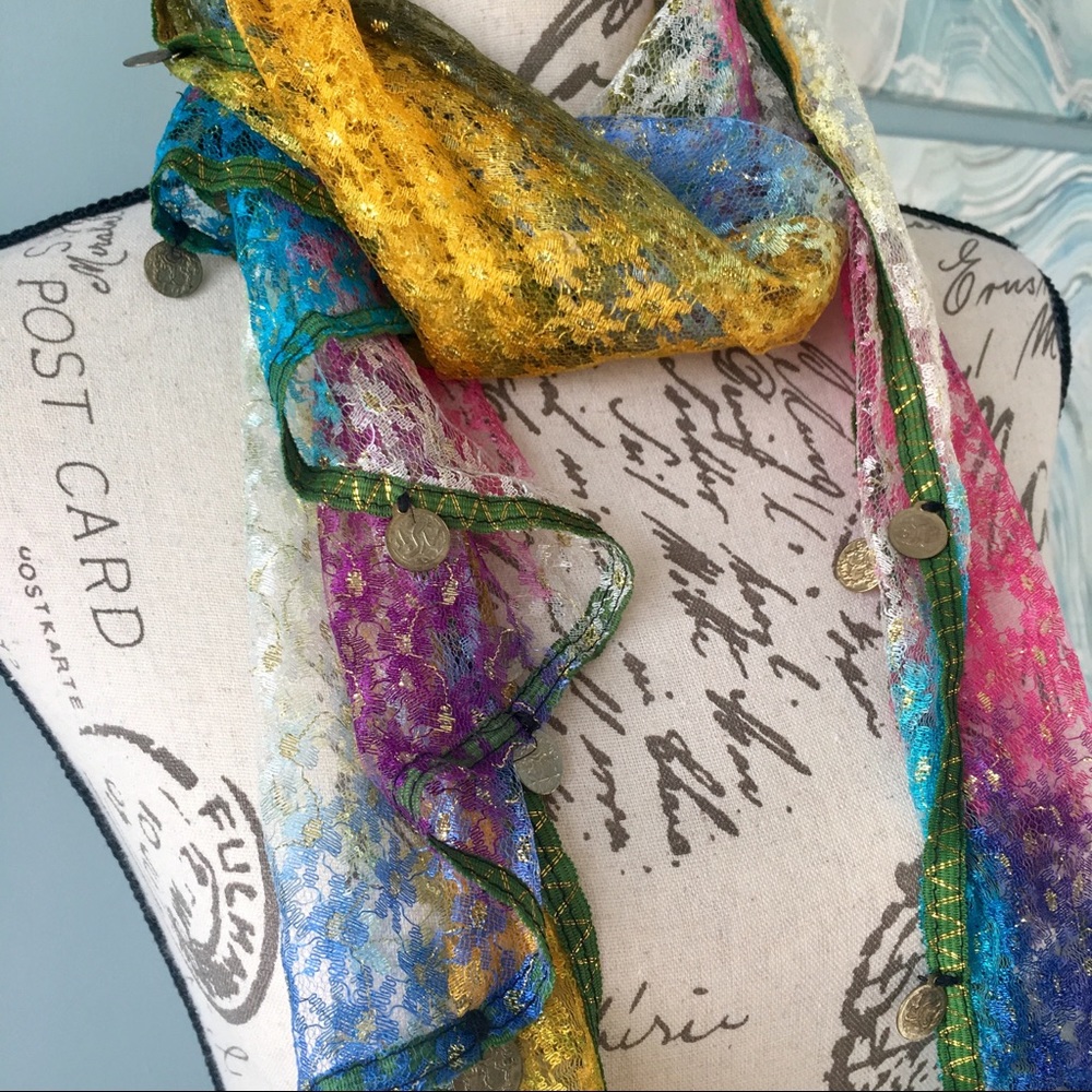 Rainbow Scarf And Wrap - image 5